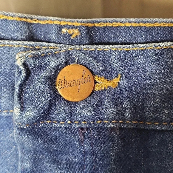 🛍Wrangler Vintage Medium Wash Denim Blue Relaxed 5 Pocket Jeans Mens 36x29 - Picture 5 of 6